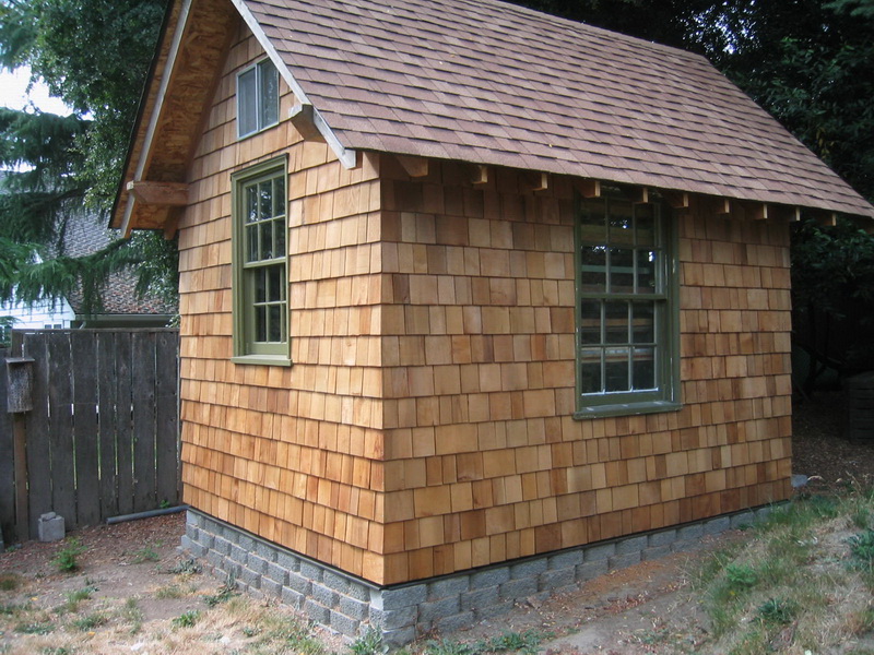Ken S Backyard Shed A Post Beam Wood Storage Shed